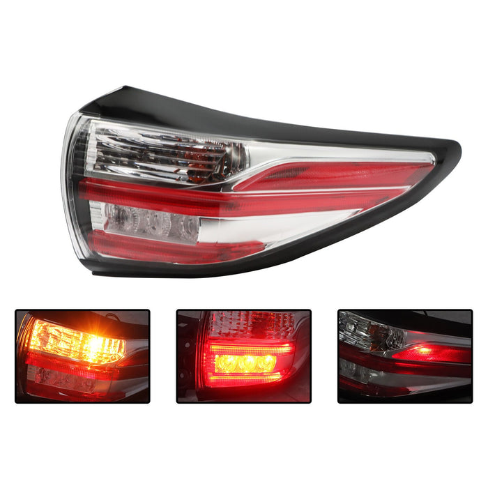 DURAFORCE 2015-18 Nissan Murano Rear Right Outer Tail Light 265505AA0B Passenger Side