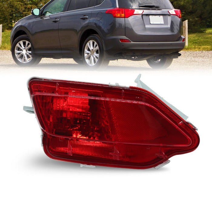 DURAFORCE 2013-2015 Toyota RAV4 Rear Left Bumper Light Lamp Reflector Driver Side
