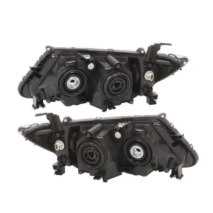 DURAFORCE 2011-2013 Honda Odyssey Halogen Chrome Amber Headlights Left & Right Side