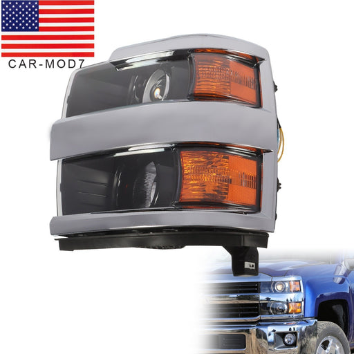 DURAFORCE 2015-2019 Chevy Silverado 2500HD 3500HD Left Halogen Projector Headlight LH