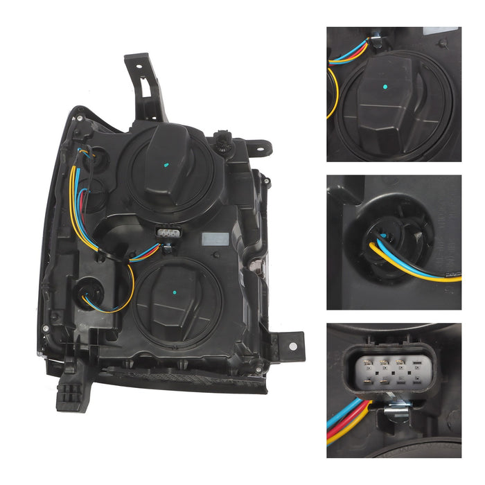 DURAFORCE 2015-2019 Chevy Silverado 2500HD 3500HD Left Halogen Projector Headlight LH