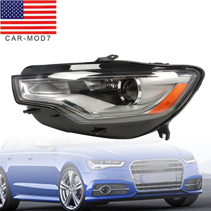 DURAFORCE 2012-2015 Audi A6 S6 HID LED DRL Projector Headlight Driver Side Without AFS