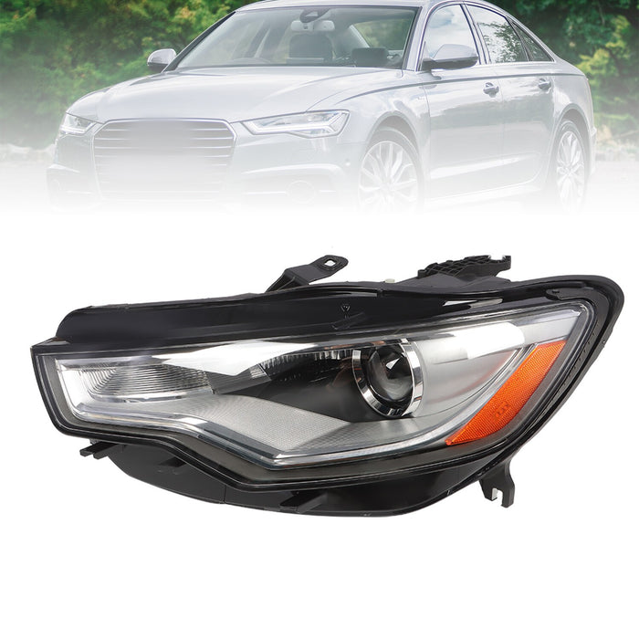 DURAFORCE 2012-2015 Audi A6 S6 HID LED DRL Projector Headlight Driver Side Without AFS