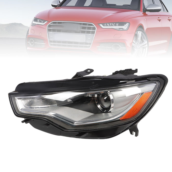 DURAFORCE 2012-2015 Audi A6 S6 HID LED DRL Projector Headlight Driver Side Without AFS