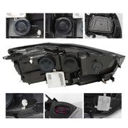 DURAFORCE 2012-2015 Audi A6 S6 HID LED DRL Projector Headlight Driver Side Without AFS