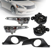 DURAFORCE 2013-2015 Nissan Altima Fog Light & Turn Signal Lamp LH+RH Set