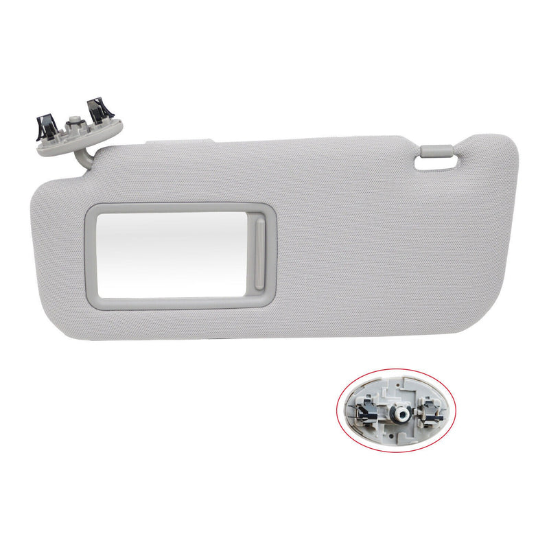 DURAFORCE Toyota Corolla 2009-2013 Left Driver Gray Sun Visor w/ Mirror