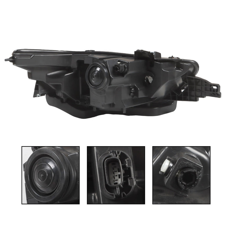 DURAFORCE 2013-2014 Ford Taurus Left Driver Gray Trim Projector Halogen Headlight
