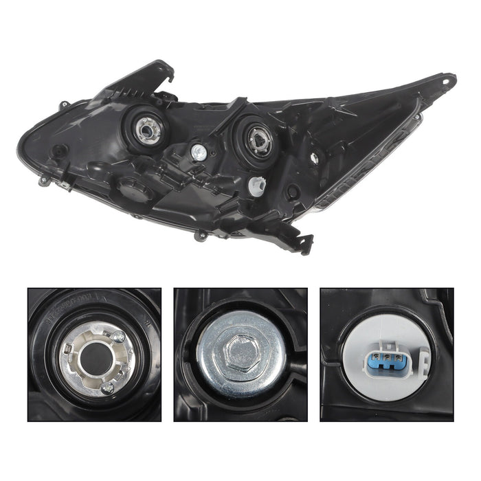 DURAFORCE 2016-2017 Honda Accord Sedan LED DRL Headlight Left & Right Side Set