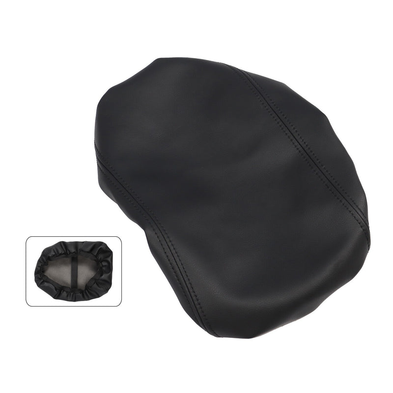 DURAFORCE 2011-2018 Ford Explorer Leather Console Armrest Cover Black Stitch