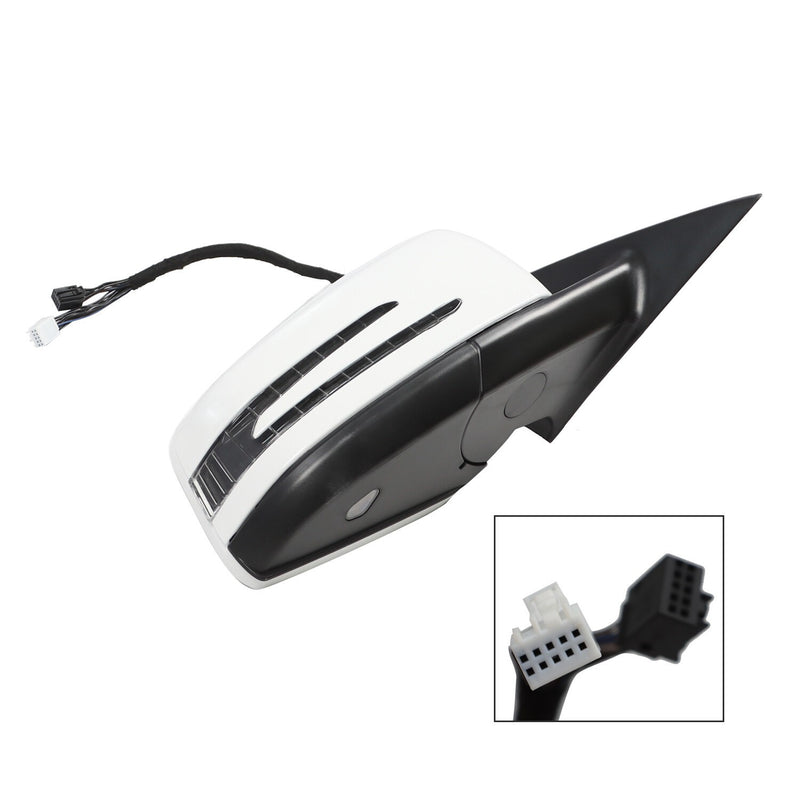 DURAFORCE 2014-2018 Mercedes CLA250 White Heated Passenger Mirror w/ Blind Spot Sensor