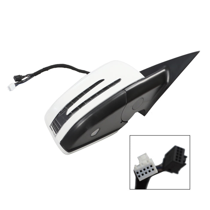 DURAFORCE 2014-2018 Mercedes CLA250 White Heated Passenger Mirror w/ Blind Spot Sensor