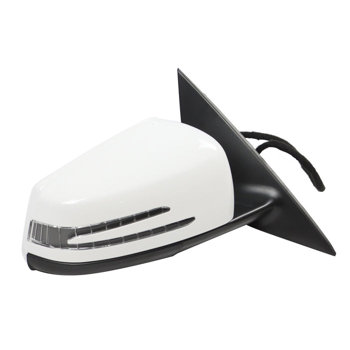 DURAFORCE 2014-2018 Mercedes CLA250 White Heated Passenger Mirror w/ Blind Spot Sensor