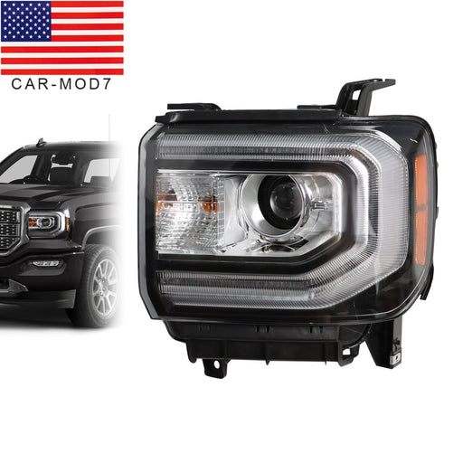 DURAFORCE 2016-2018 GMC Sierra 1500 LED HID Xenon DRL Projector Driver Headlight