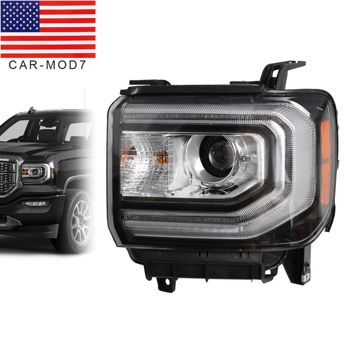DURAFORCE 2016-2018 GMC Sierra 1500 LED HID Xenon DRL Projector Driver Headlight