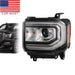 DURAFORCE 2016-2018 GMC Sierra 1500 LED HID Xenon DRL Projector Driver Headlight