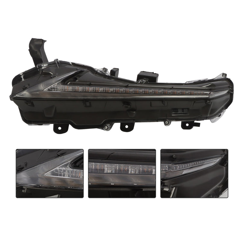 DURAFORCE 2015-21 Lexus NX200t/300/300h Left & Right Fog Light DRL Daytime Running Lights