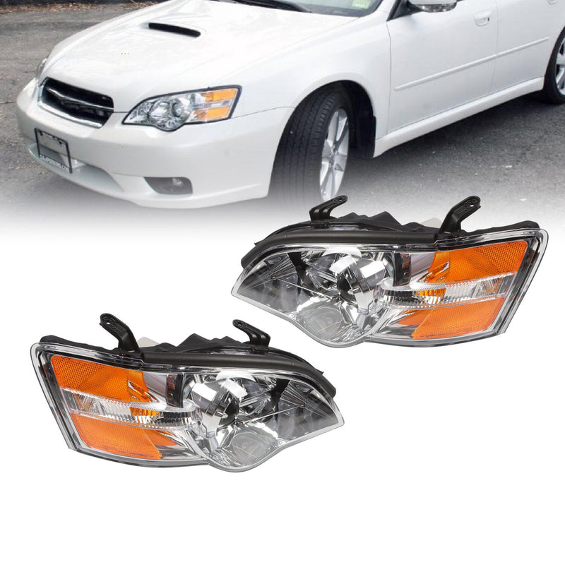 DURAFORCE 2006-2007 Subaru Legacy Outback Halogen Headlight Set Left & Right Pair