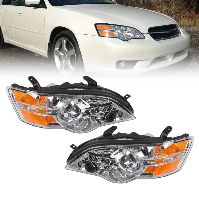 DURAFORCE 2006-2007 Subaru Legacy Outback Halogen Headlight Set Left & Right Pair