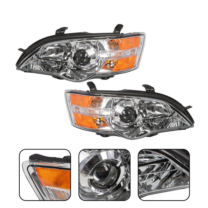 DURAFORCE 2006-2007 Subaru Legacy Outback Halogen Headlight Set Left & Right Pair