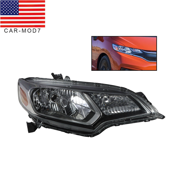 DURAFORCE 2015-2017 Honda Fit Passenger Side Headlight Headlamp EX DX EX-L LX SE