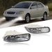 DURAFORCE 2003-04 Toyota Corolla Fog Lights Clear Lens Bumper Driving Lamps Pair