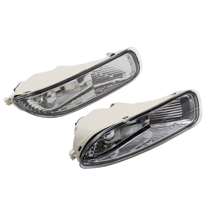 DURAFORCE 2003-04 Toyota Corolla Fog Lights Clear Lens Bumper Driving Lamps Pair
