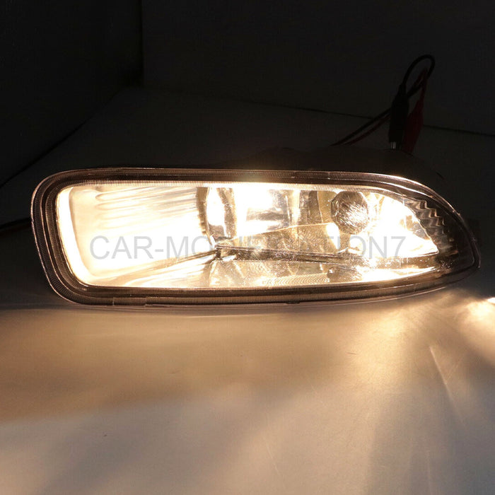 DURAFORCE 2003-04 Toyota Corolla Fog Lights Clear Lens Bumper Driving Lamps Pair