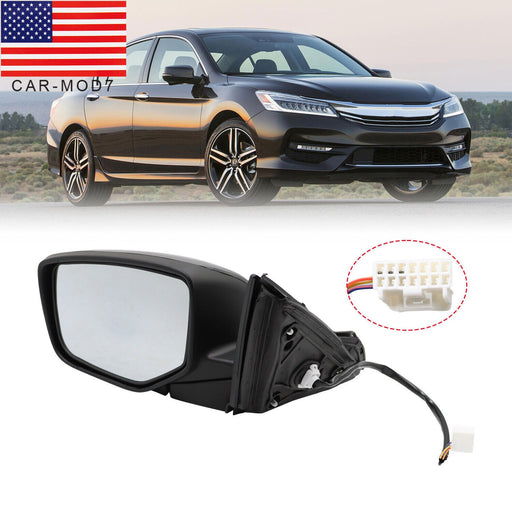 DURAFORCE 2013-2016 Honda Accord 4DR Left Driver Side Mirror Power Fold 3Pin LH