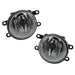 DURAFORCE 2009-2010 Toyota Corolla Clear Bumper Fog Lights Pair with Switch