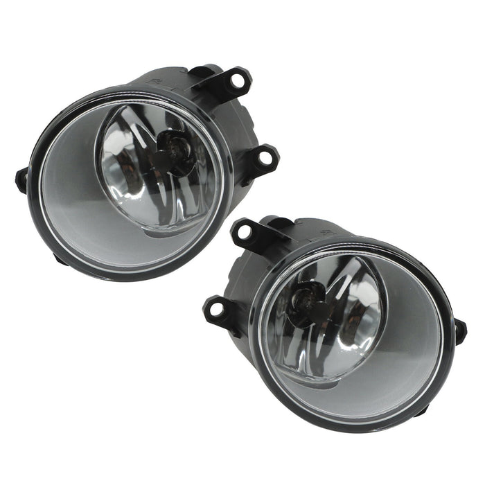 DURAFORCE 2009-2010 Toyota Corolla Clear Bumper Fog Lights Pair with Switch