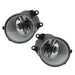 DURAFORCE 2009-2010 Toyota Corolla Clear Bumper Fog Lights Pair with Switch