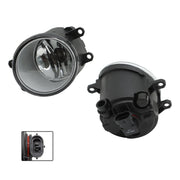 DURAFORCE 2009-2010 Toyota Corolla Clear Bumper Fog Lights Pair with Switch