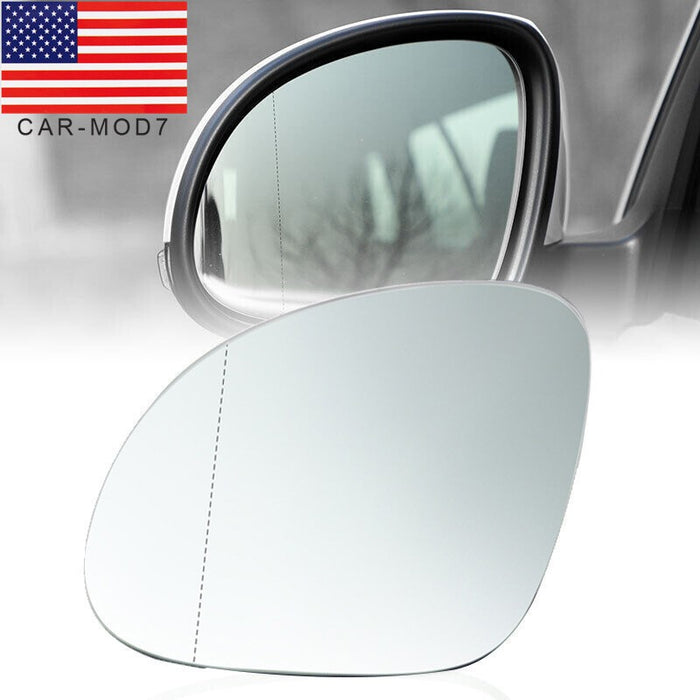 DURAFORCE 2009-2017 VW Tiguan Left Heated Side Mirror Glass with Backing Plate