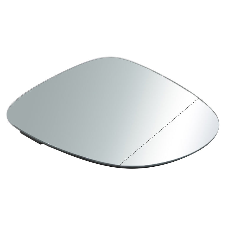 DURAFORCE 2009-2017 VW Tiguan Left Heated Side Mirror Glass with Backing Plate