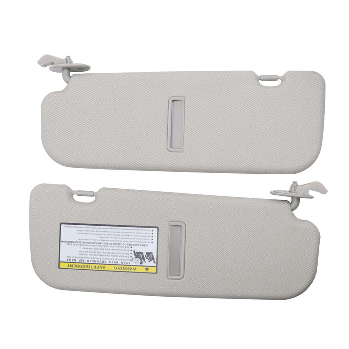 DURAFORCE 2011-2016 Hyundai Elantra Gray Sun Visor Pair Right & Left Side