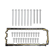 DURAFORCE BMW E90 E82 N52 N53 Oil Pan Gasket Set with Bolts Kit 11132210959