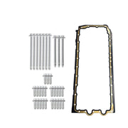 DURAFORCE BMW E90 E82 N52 N53 Oil Pan Gasket Set with Bolts Kit 11132210959