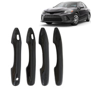 DURAFORCE 2018-24 Toyota Camry Gloss Black Door Handle Cover Trim Overlay 4pc Set