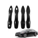 DURAFORCE 2018-24 Toyota Camry Gloss Black Door Handle Cover Trim Overlay 4pc Set