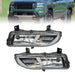DURAFORCE 2022-2024 Nissan Frontier Front Clear Fog Light Bumper Lamps Without Wiring