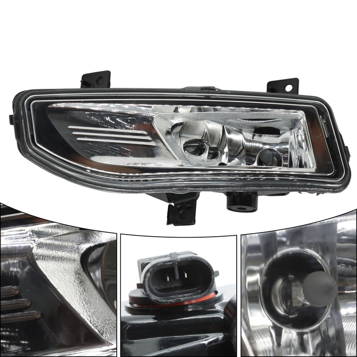 DURAFORCE 2022-2024 Nissan Frontier Front Clear Fog Light Bumper Lamps Without Wiring