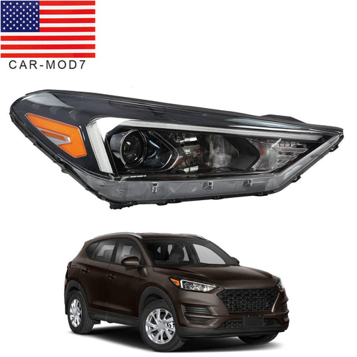 DURAFORCE 2019-2021 Hyundai Tucson Right Halogen LED DRL Headlight Replacement