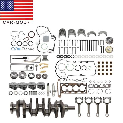 DURAFORCE Chevy Buick GMC 2.4L Engine Rebuild Kit w/ Rods & Timing Chain VVT