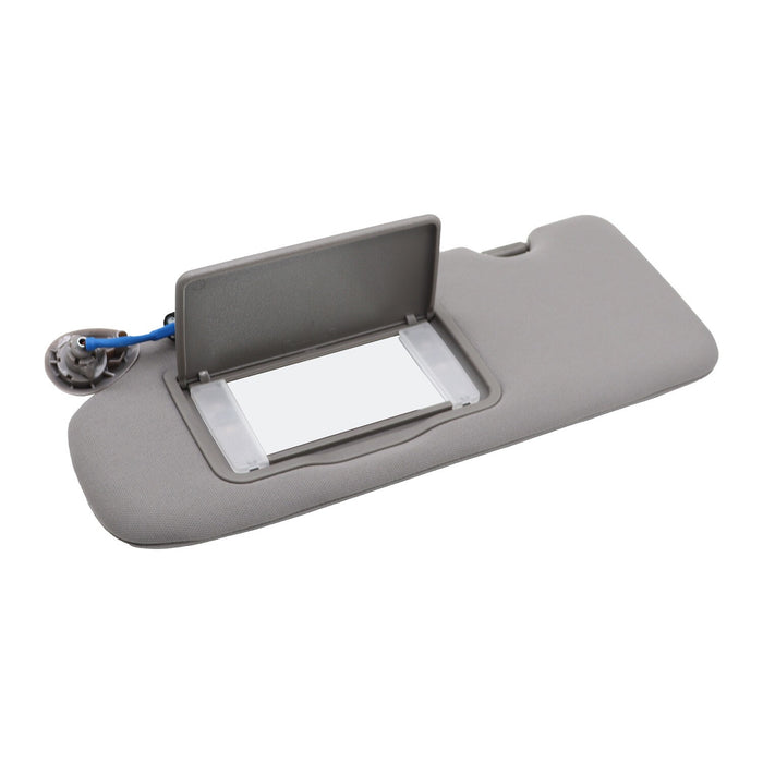 DURAFORCE 2017-2022 Honda CR-V Left Driver Side Gray Interior Sun Visor w/ Mirror Light