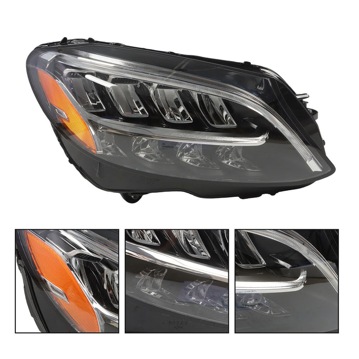 DURAFORCE 2019-2021 Mercedes-Benz C300 C43 W205 Right LED Headlight Passenger Side