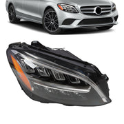 DURAFORCE 2019-2021 Mercedes-Benz C300 C43 W205 Right LED Headlight Passenger Side