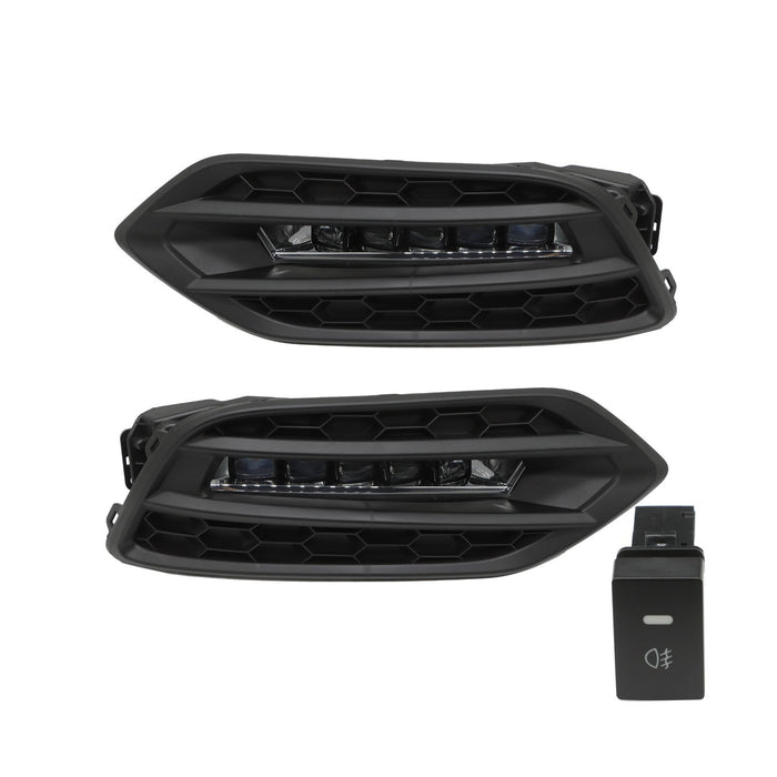 DURAFORCE 2019-2022 Honda HR-V LED Front Fog Lights Daytime Running Lamps