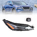 DURAFORCE 2021-2023 Nissan Rogue RH Passenger LED DRL Headlight w/ Halogen Signal