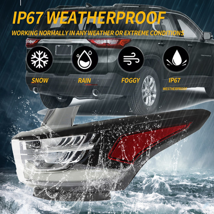 DURAFORCE 2018-2020 Chevy Traverse Right Outer LED Tail Light Redline Package